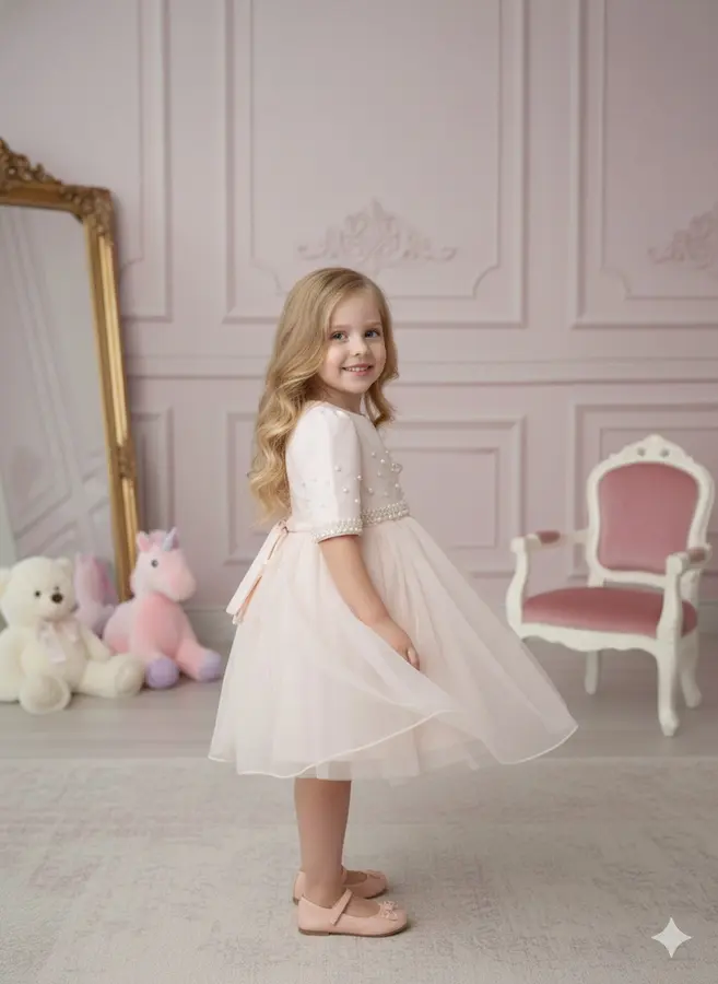 שמלת קמילה-אפרסק