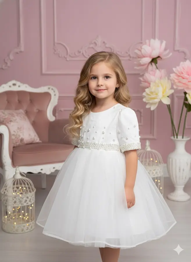 שמלת קמילה-לבנה