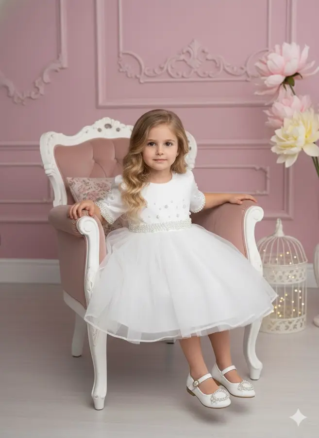 שמלת קמילה-לבנה