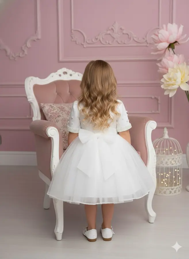 שמלת קמילה-לבנה