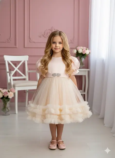 שמלת מיילי-אפרסק