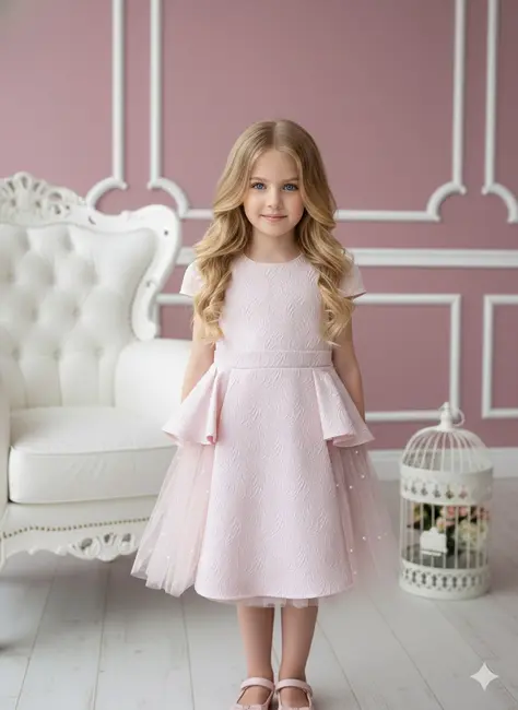 שמלת סרינה-ורודה