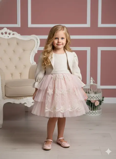 שמלת ארבל-ורודה