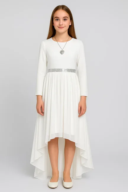 שמלת בת מצווה אביה